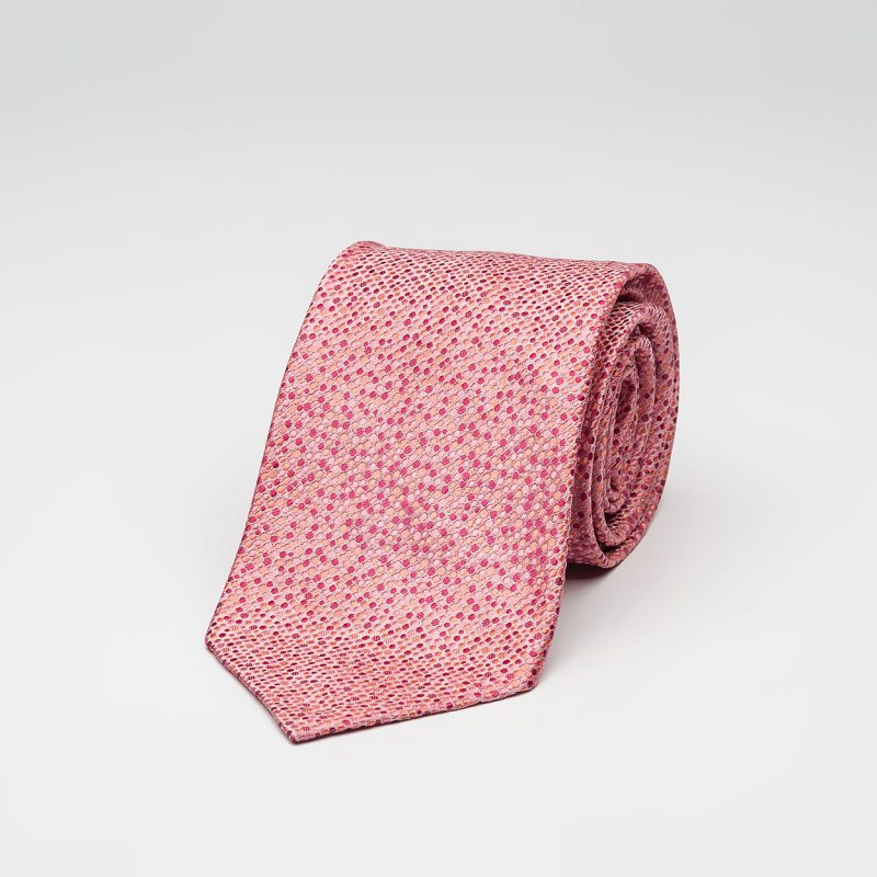 Pink Spot Silk Tie