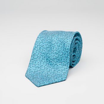 Turquoise Spot Silk Tie