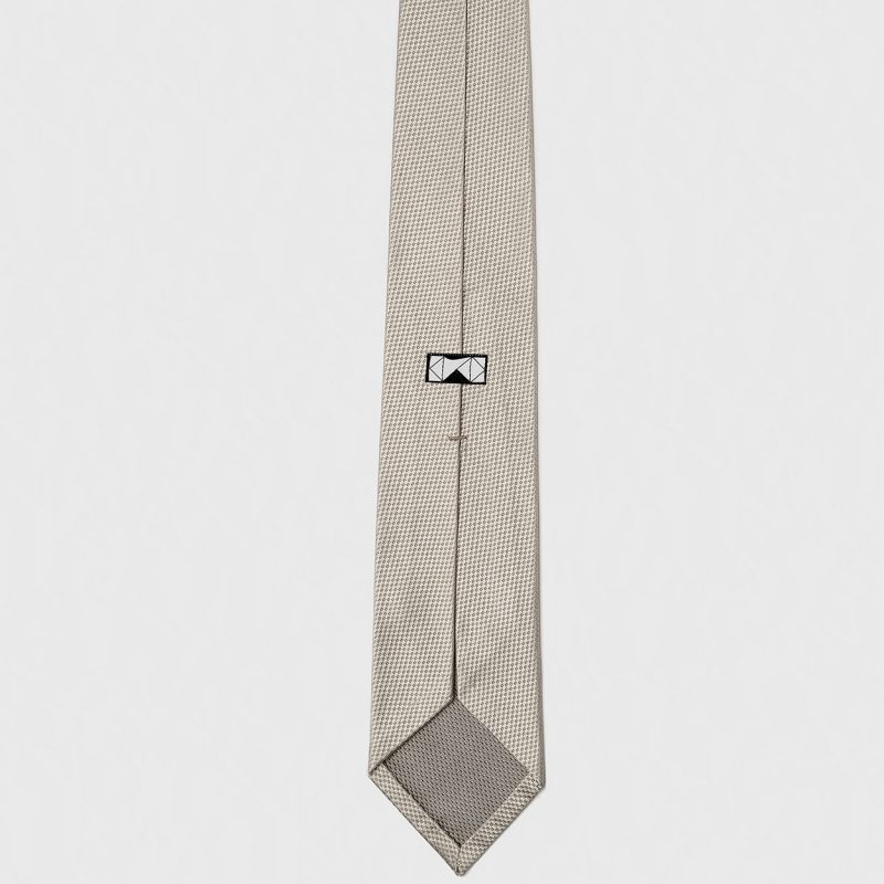 Solid Sand Silk Tie