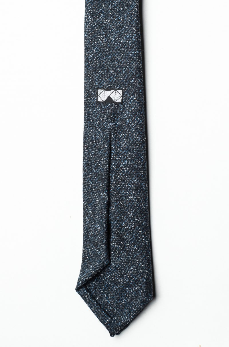 Grey Tweed Wool Tie