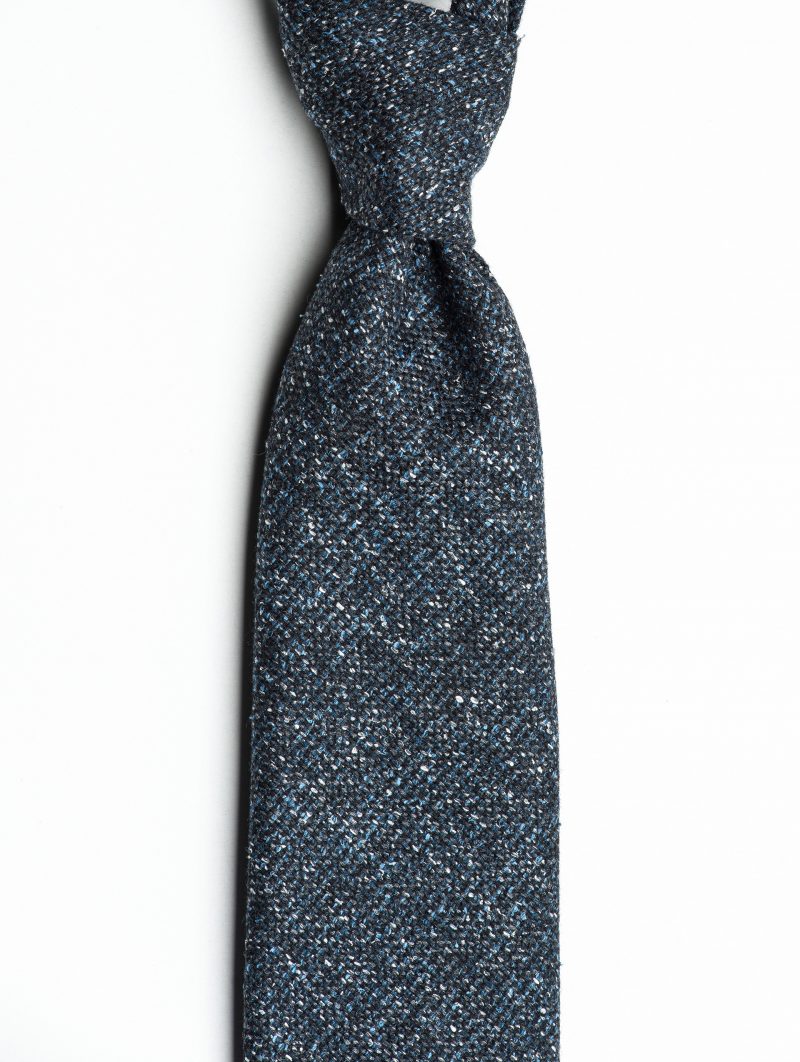 Grey Tweed Wool Tie