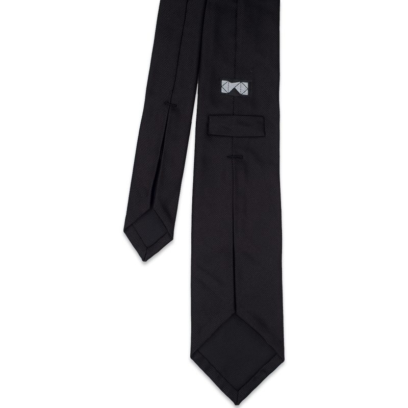 Black Grosgrain Tie