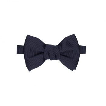 Blue Grosgrain Bow Tie