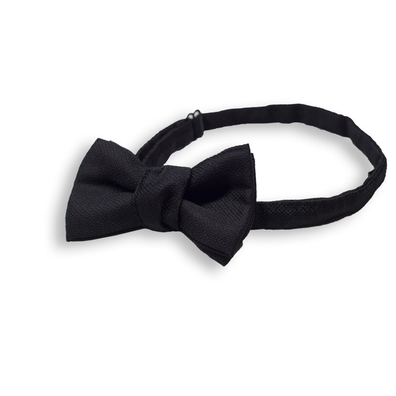 Black Jacquar Bow Tie