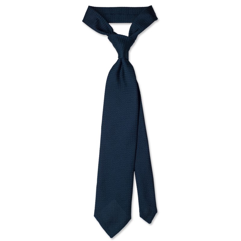 Blue Grenadine Silk Tie