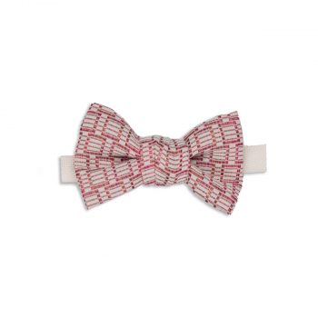 Red Motif Silk Bow Tie