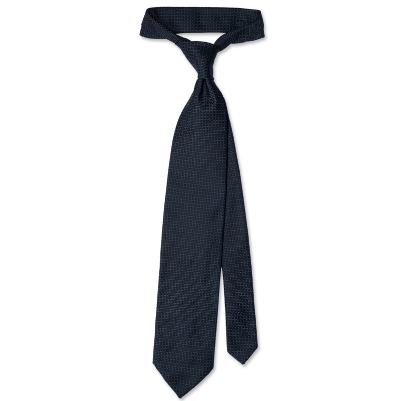 Small Motif Blue Tie